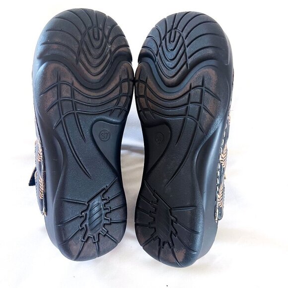 Corkys Elite Heidi Hand-painted Leather Mules Sandal Bump Toe Womens - Picture 9 of 12